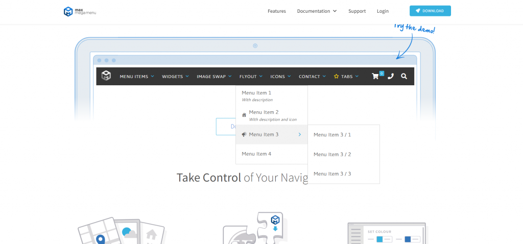 Hình ảnh về Max Mega Menu Pro 4