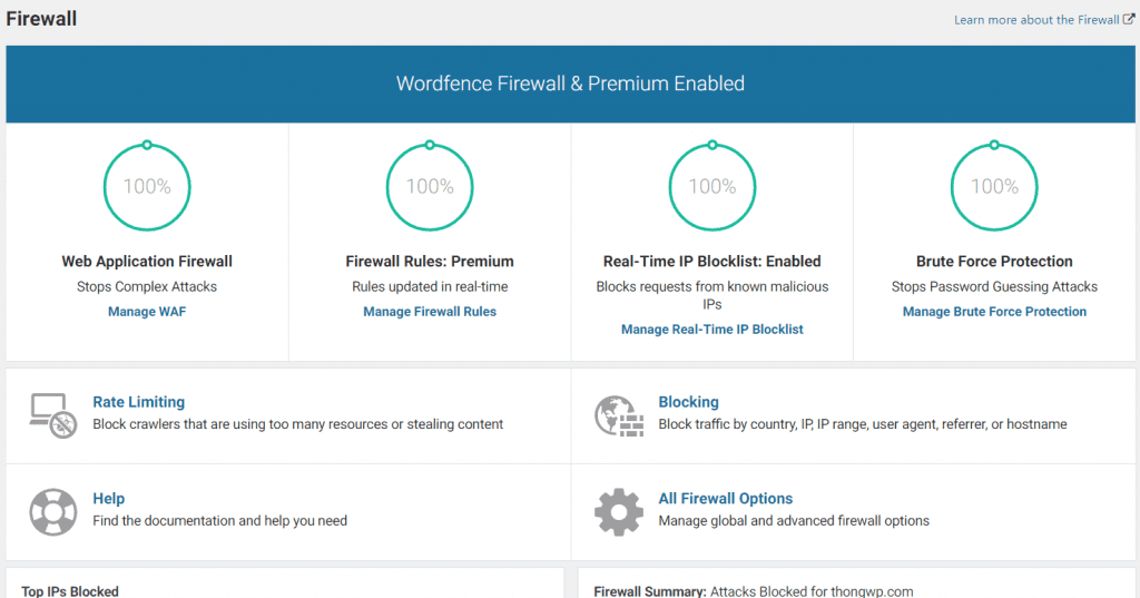 Hướng dẫn Active Wordfence Premium 6
