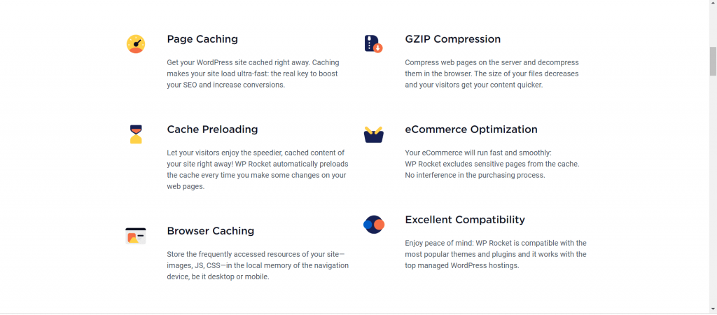 Tải WP Rocket miễn phí bản mới nhất cho Website Wordpress 2 Các tính năng nổi bật của WP Rocket