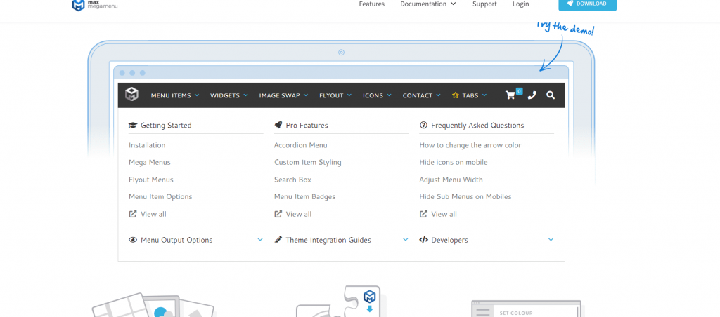 Hình ảnh về Max Mega Menu Pro